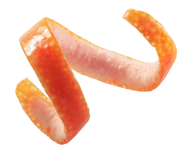 Grapefruit gepelde schil twist paden