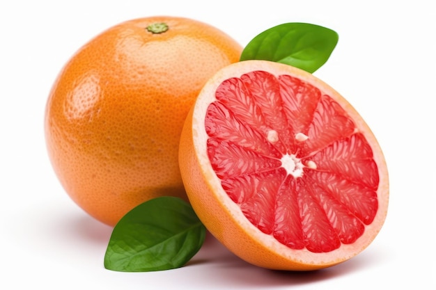 Grapefruit isolated on white background Generative AI