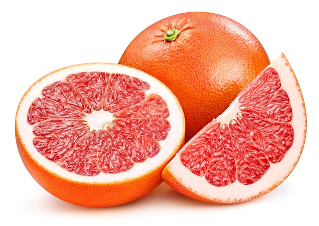 Grapefruit isolated on white background