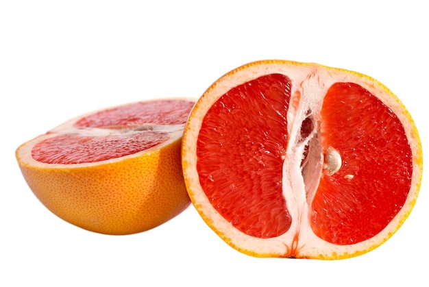 Grapefruit isolated on a white background