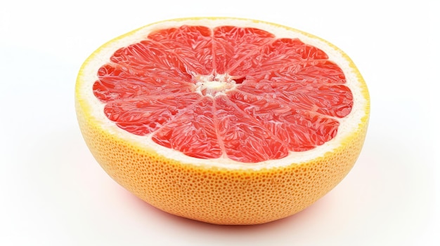 Photo grapefruit on isolated white background