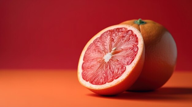 Grapefruit minimaal concept Generatieve Ai