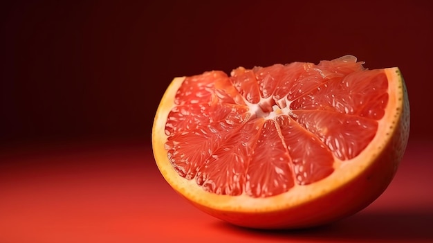 Grapefruit minimal concept Generative Ai