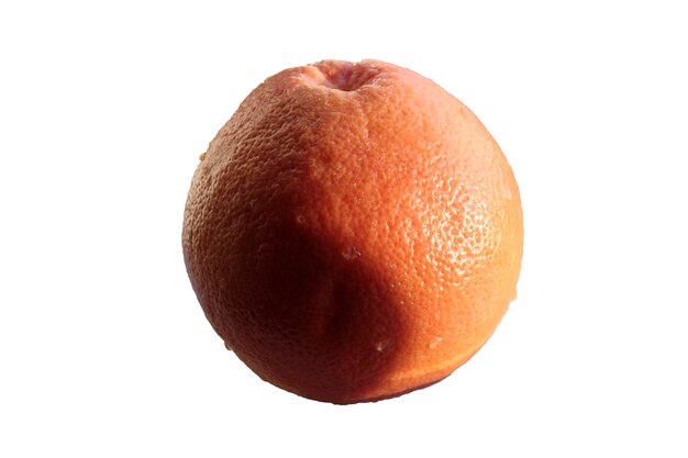 Photo grapefruit photographed in the background light isolated over white background closeup