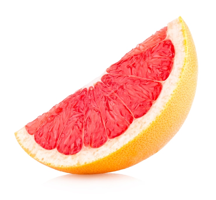 Photo grapefruit slice