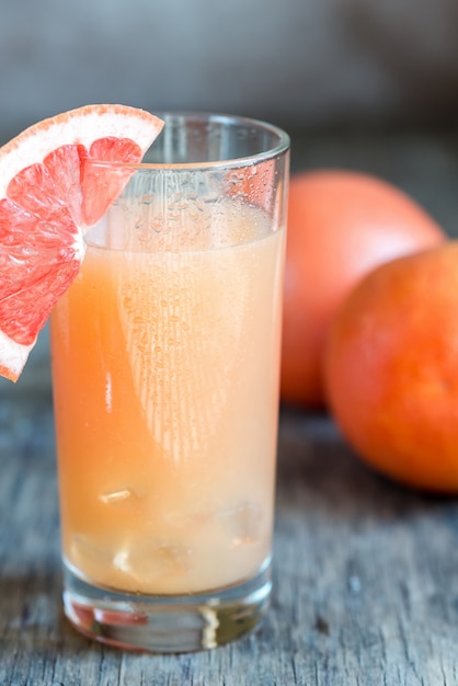 Grapefruit and Tequila Paloma Cocktail