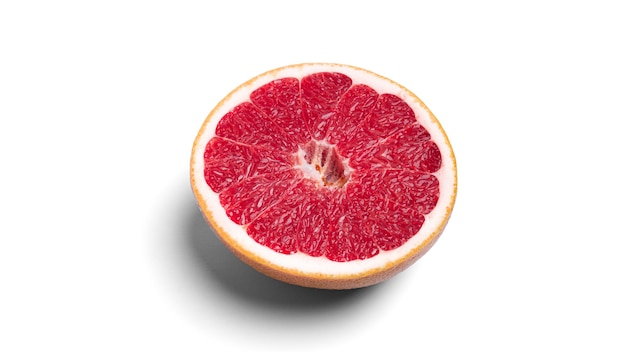 Grapefruit on a white background