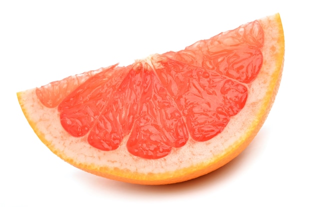 Grapefruit on a white surface