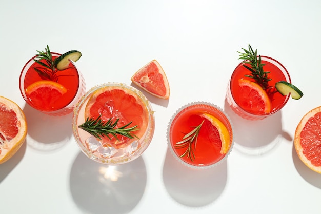 Grapefruitcocktailalcohol of niet-alcoholische drank voor feest