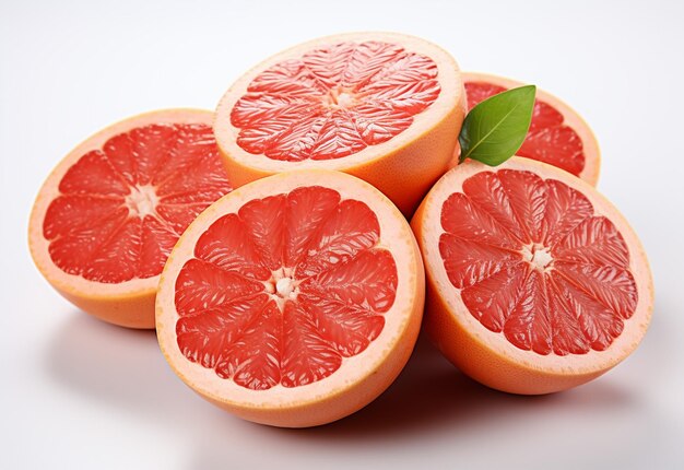 Grapefruits isolated