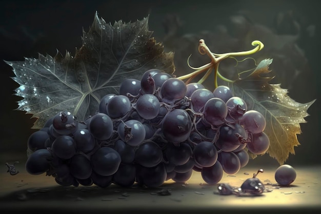 Grapes 8k day light hyperrealistic