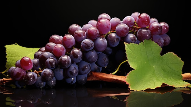 Grapes bunch HD 8K wallpaper Stock Photographic Image