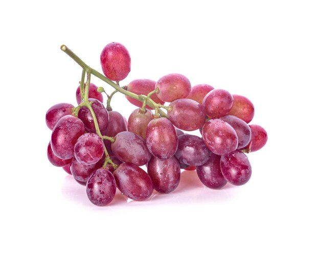 Grapes fruit isolated on white background