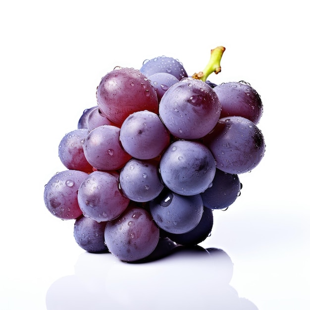 Grapes fruit isolated on white background