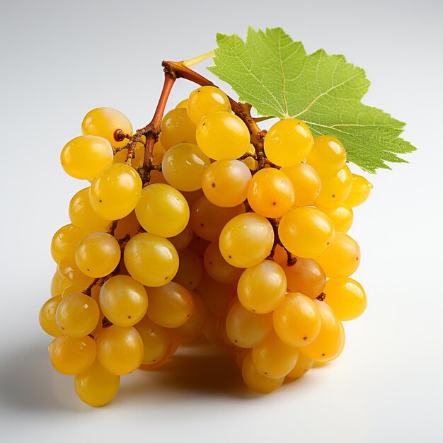 Grapes isolated on clear background