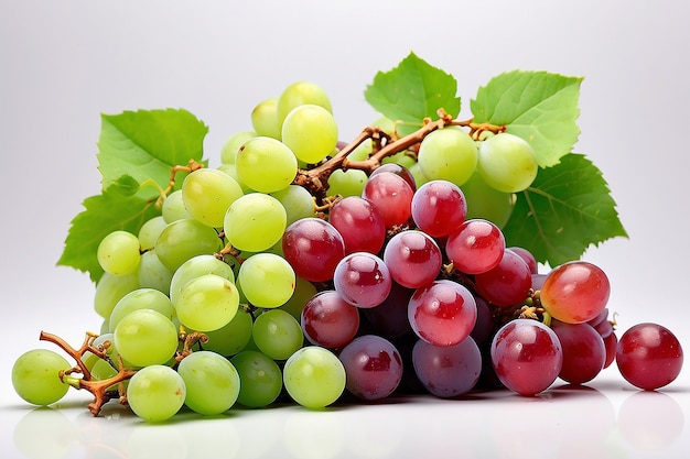 grapes isolated on a white background