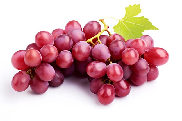 Grapes isolated on white background