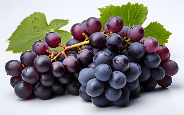 grapes isolated on a white background