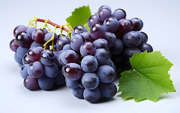 grapes isolated on a white background