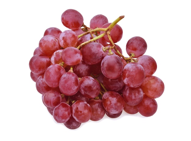 Grapes isolated on over white