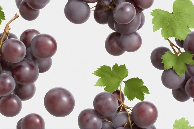 grapes isolated