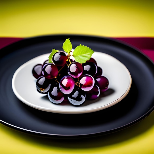 Grapes on a plate