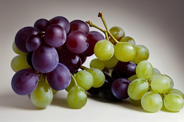 Photo grapes on vine stylize photography