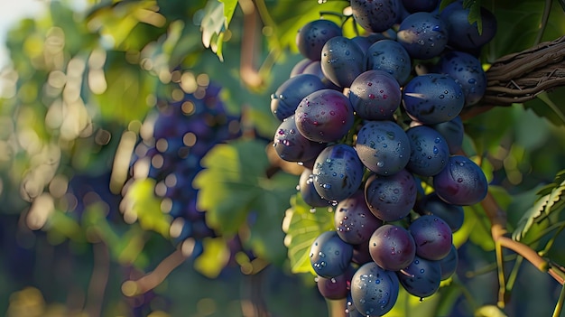 grapes in a vineyard