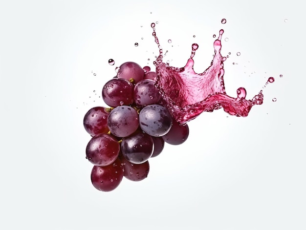 Grapes with a crown of water