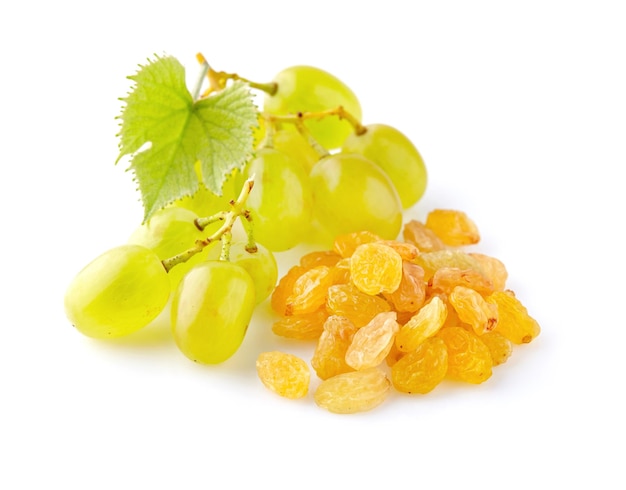 Premium Photo | Grapes with raisins