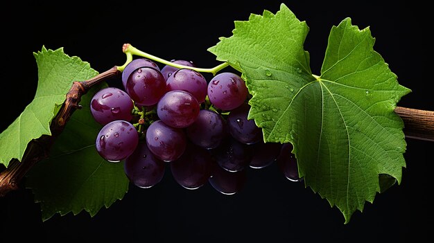 Grapevines Isolated on Transparent Background