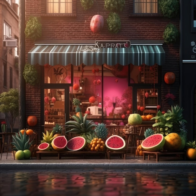 Grapfruit met studio achtergrondtuinachtergrond
