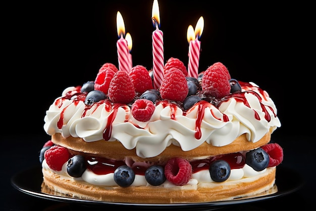 График торта на день рождения