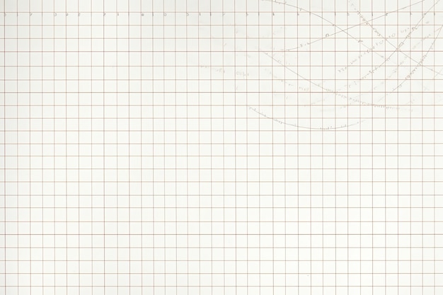 Photo a graph paper with grid lines for graphing equations