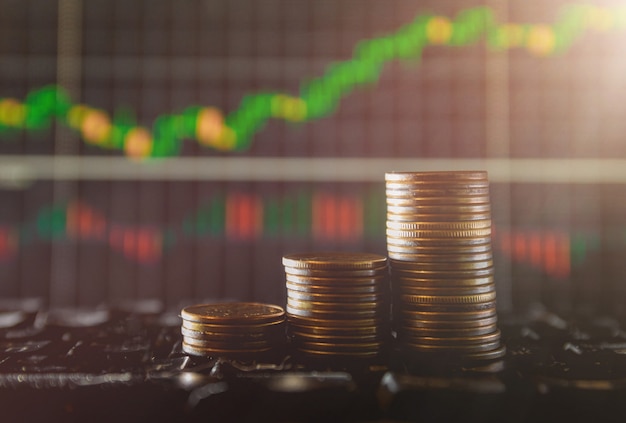 Graph on Rows of Coins for Finance and Banking