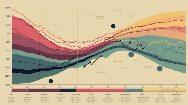 A graph showing the upward trend of a stock market index AI generated