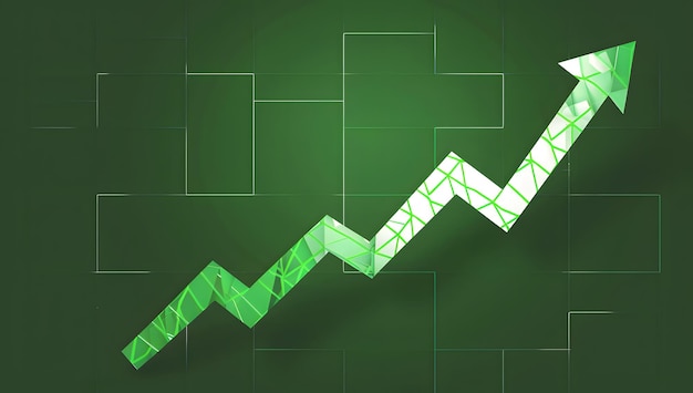 Photo graph with the stock market chart