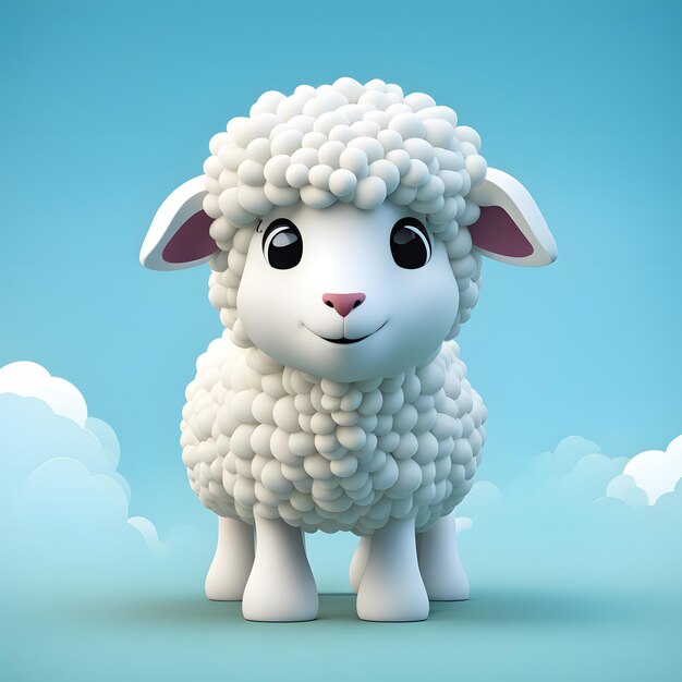 graphic 3d sheep