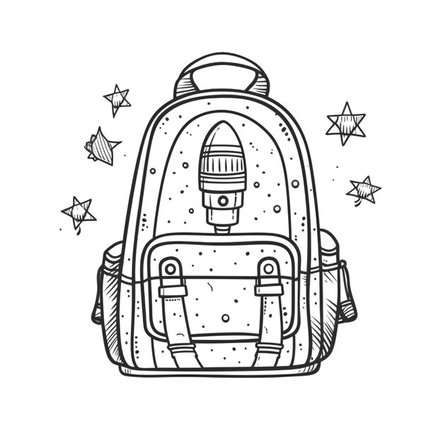 graphic of backpack