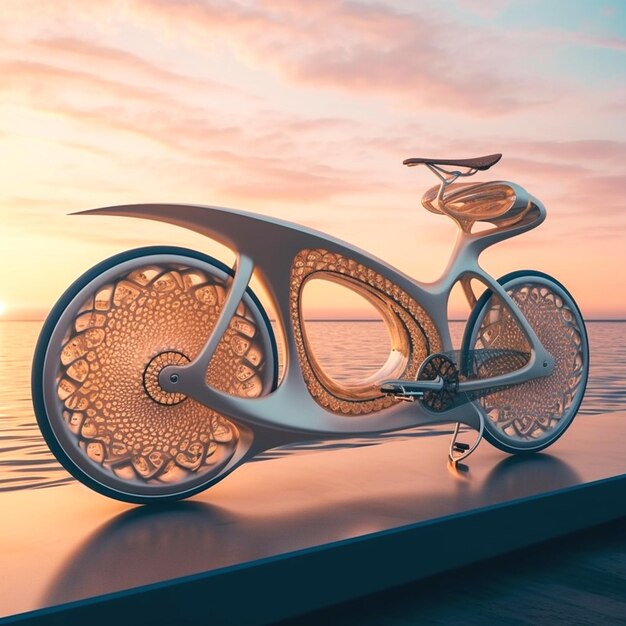 Photo graphic of bicycle