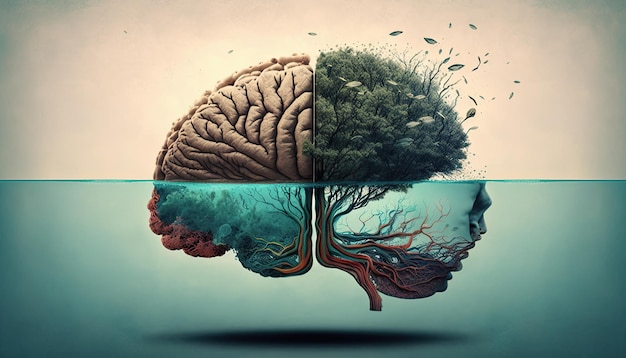 A graphic of a brain with the tree inside it