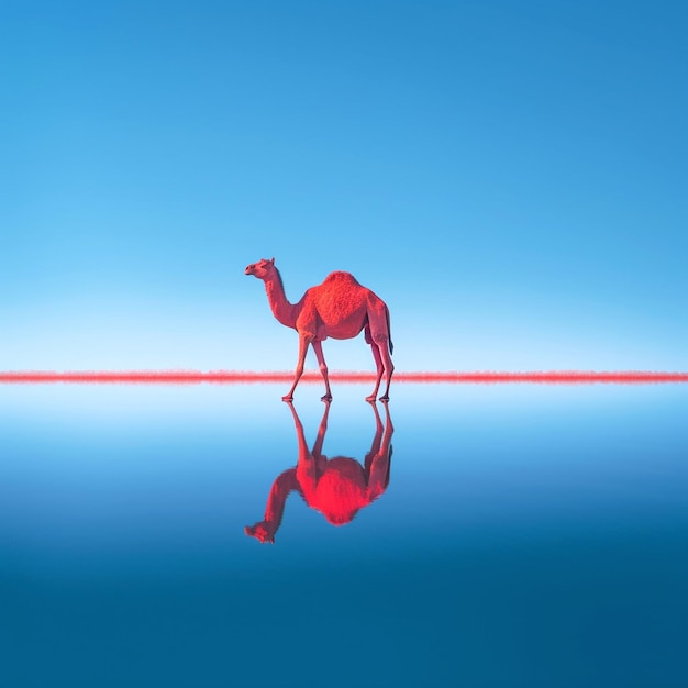 Photo graphic of camel