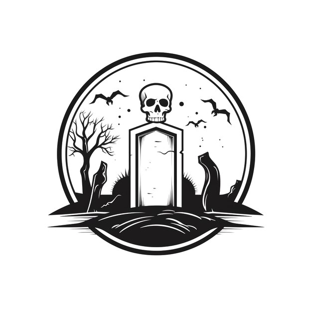 Photo graphic of cemetery