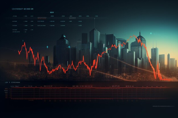 Graphic comparing historical interest rate Generative ai