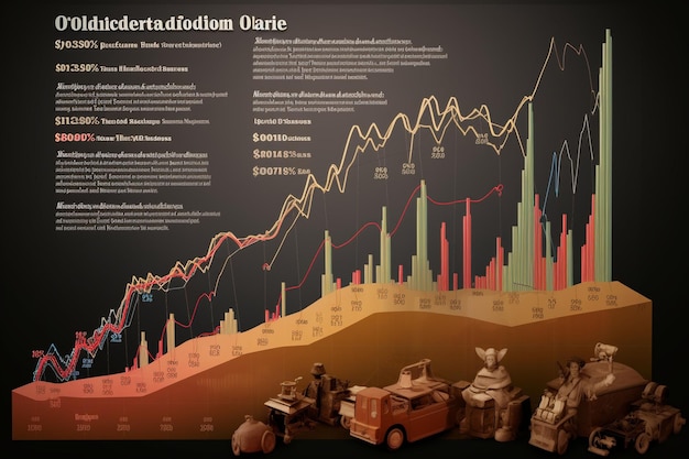 Graphic depicting the historical inflation rates Generative ai