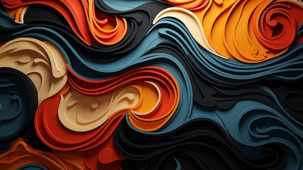 Graphic Design Elements in Abstract Patterns