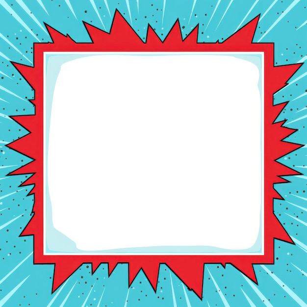 Foto disegno grafico illustrazione di uno stile di fumetto tipografia mockup formato instagram sfondo