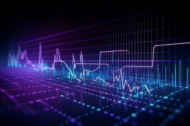 A graphic of a digital display with a graph of a heart and the words'digital '