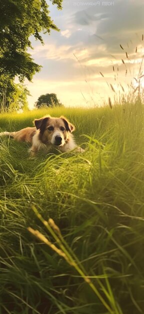 Foto grafica del cane