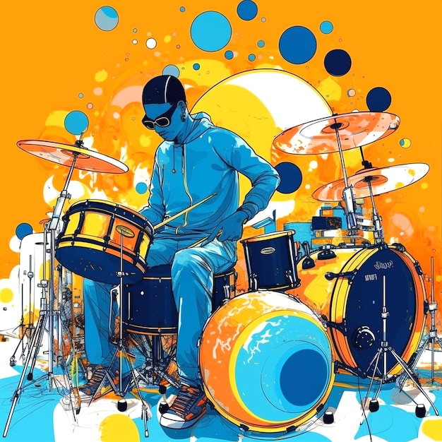 graphic of drums